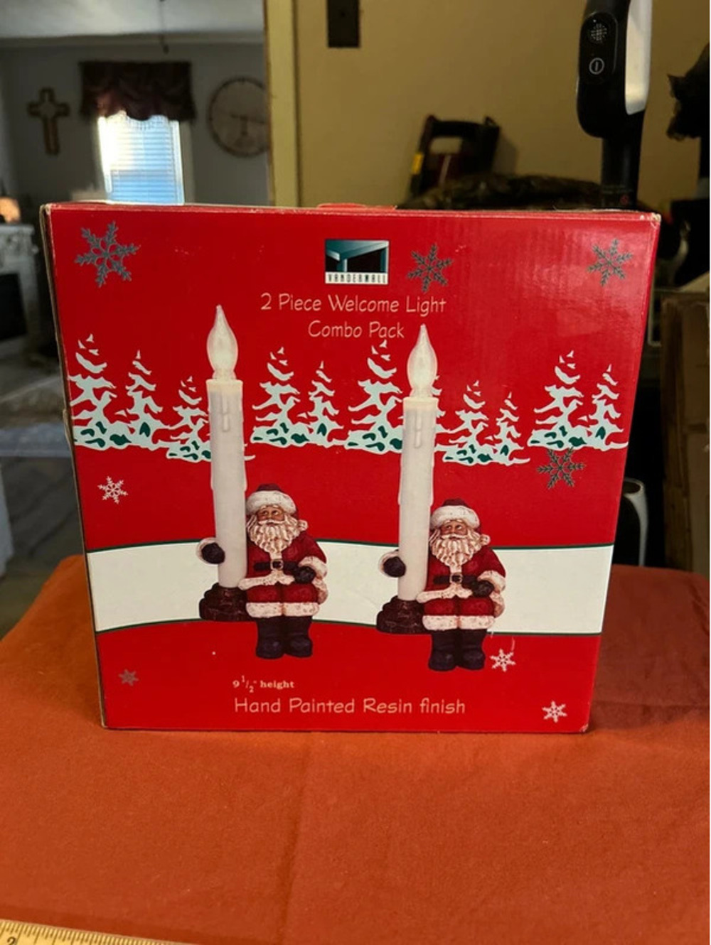 Vintage Santa candle lights
